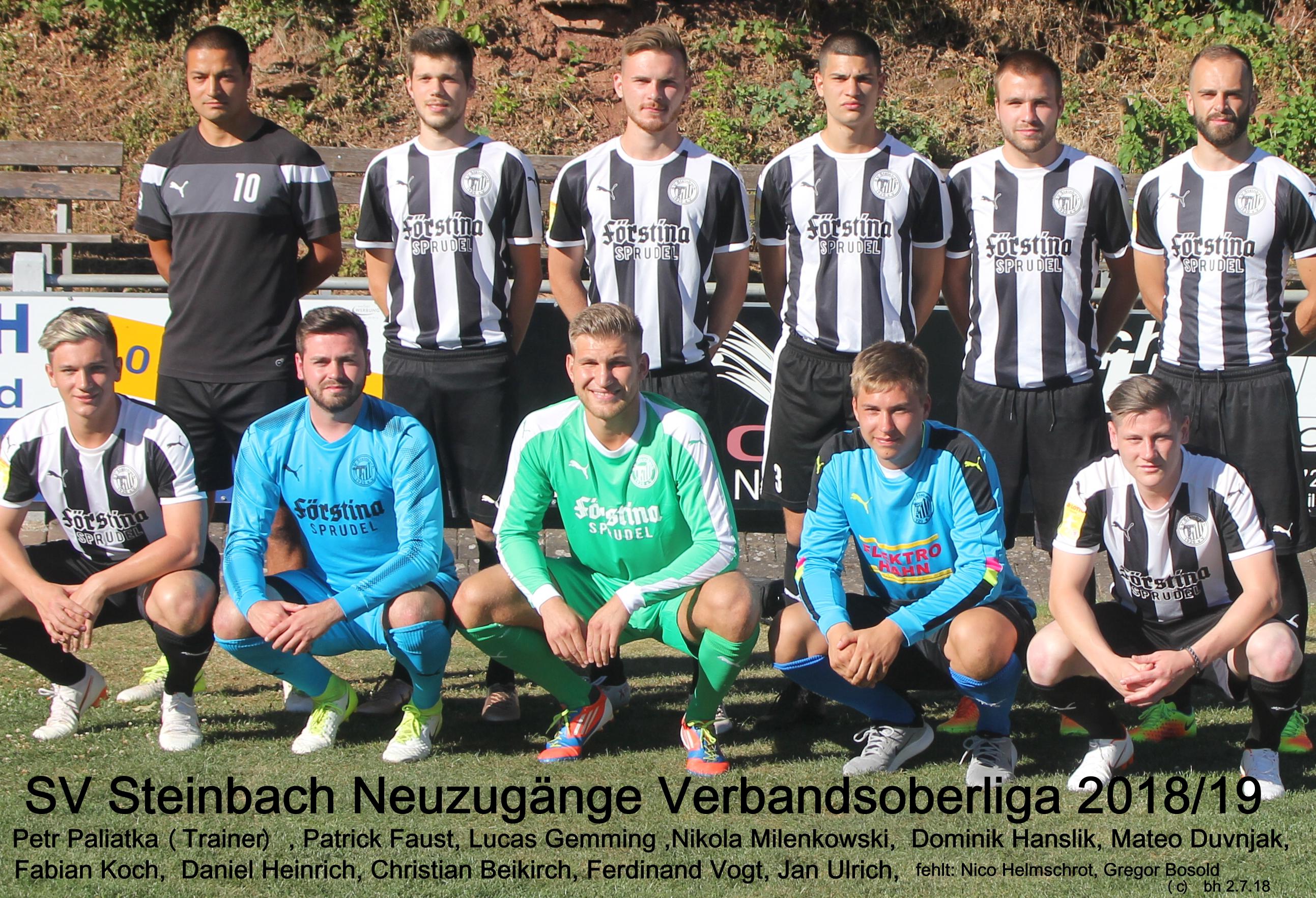 01 Neuzugnge VBL 18-19