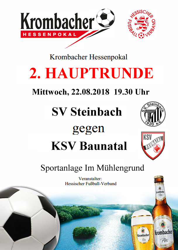 Plakat SVS-KSV Baunatal 22.8.18